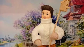Имитация вязаного свитера для ватных игрушек. 2 способа. #кукласвоимируками #ватнаяигрушка