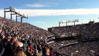 A-10 Warthog Flyover Ravens vs. Dolphins 11/7/10