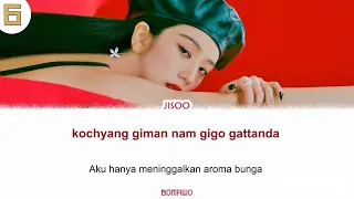 JISOO - FLOWER EASY LYRICS/INDO SUB by GOMAWO