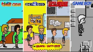 Beavis and Butt-Head [1994] Game Gear vs Genesis vs SNES vs Game Boy (Version Comparison)