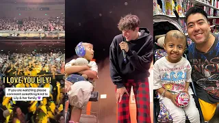 8 year old girl fighting cancer gets DREAM concert surprise!