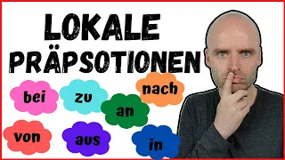 Lokale Präpositionen | Wo? | A2 B1 B2 | Deutsch lernen | Learn German