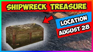 GTA Online Shipwreck Location August 28 | Shipwreck Treasure Guide + Frontier Outfit