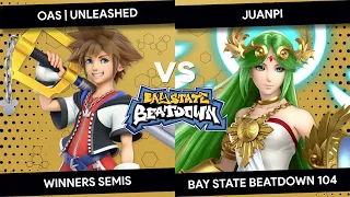 Bay State Beatdown 104 - OAS | Unleashed (Sora) vs Juanpi (Palutena) - Winners Semis