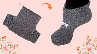 VERY EASY ADULT KNITTING SOCK