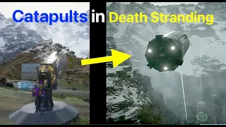 How to Use Catapults in Death Stranding (Director's Cut) Also Floating Carrier on Ziplines