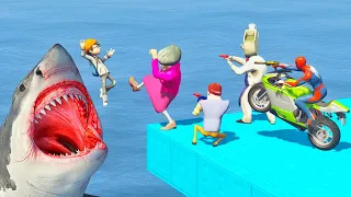 Scary Teacher 3D - Spiderman Vs Miss'T - Shark Battle in the Sea ( Nick Rescue ) - Game Animation