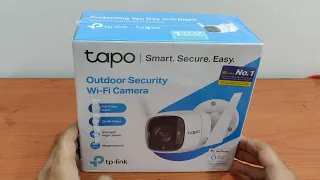 Best Outdoor CCTV Security Wi-Fi Smart Camera TP-LINK 4MP 2K QHD Alexa 🌃🔭 256 GB Tapo C320Ws #unbox