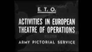 Activities In European Theatre Of Operations