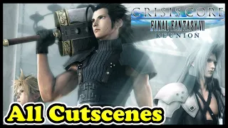 All Cutscenes Crisis Core Final Fantasy VII Reunion Game Movie HD