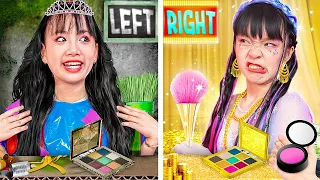 Left Or Right? Baby Doll With Suzy Joins Dress Up Challenge | Baby Doll And Mike