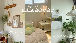 Aesthetic room makeover 2024🌷pinterest inspired🎁