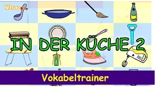 Deutsch einfach lernen - In der Küche 2 - die ersten Wörter- Yleekids Deutsch lernen