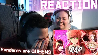 YANDERE CYPHER | HalaCG ft. OR3O, Ironmouse, Chi-Chi & More REACTION!!