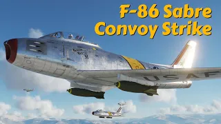 DCS: F-86 Sabre - Convoy Strike || Hunters Over the Yalu Campaign - Mission 2