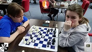 Smiley (1753) vs WFM Fatality (2042). Baikal. Irkutsk. Chess Fight Night. CFN. Rapid