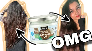 I left COCONUT OIL in my hair for TWO DAYS & THIS HAPPENED *I CANT BELIEVE IT!* Shook!
