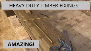 Heavy duty timber fixings/connectors. ***AMAZING***