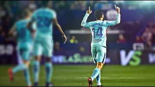 Philippe Coutinho First Hattrick For F.C Barcelona