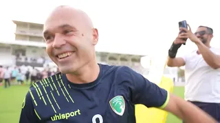 Spanish football legend Iniesta given a warm welcome during his first Emirates training session