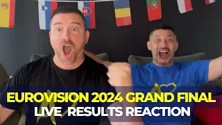 REACTION: Eurovision 2024 Grand Final Live Results