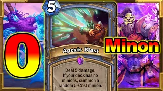 0 Minions! My Mage Deck Beats Priest Any Time Anywhere! Scholomance Academy November | Hearthstone