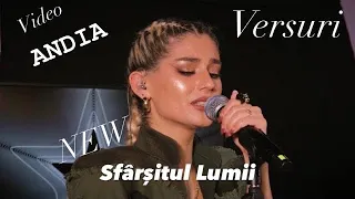 █▬█ █ ▀█▀ Andia - Sfârșitul Lumii  (Versuri / Lyrics)