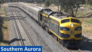 Chasing the iconic Southern Aurora Passenger Train; 60th Anniversary Tour to Melbourne