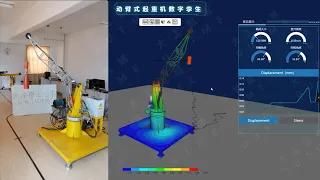 A shape-performance integrated digital twin of a boom crane and its trajectory monitoring