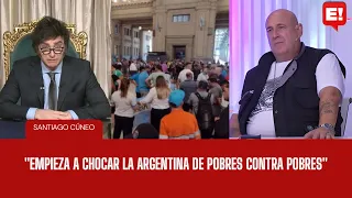 SANTIAGO CÚNEO: ''ESTE GOBIERNO DE OCUPACIÓN BUSCA ENFRENTAR POBRES CONTRA POBRES''