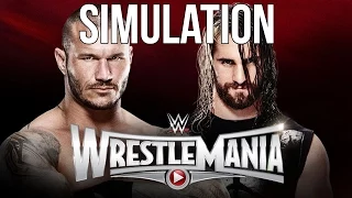 Seth Rollins Vs. Randy Orton - WrestleMania 31 WWE 2K15 Simulation