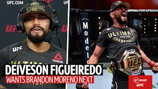 "That's the fight I want!" Deiveson Figueiredo reveals his next opponent to Joe Rogan!
