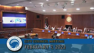 City Council Meeting - 2/7/22