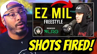 SHOTS FIRED!! | Ez Mil Freestyle on The Bootleg Kev Podcast! (Reaction!)