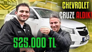 525.000 TL CHEVROLET CRUZE ALDIK !