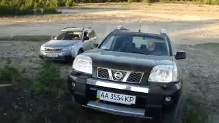 Mitsubishi Pajero Subaru Forester Nissan X-Trail 4x4 Off road