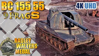 World of Tanks BC 155 55 Gameplay ♦ 9 Frags ♦ WOT Replays (4k 2020)