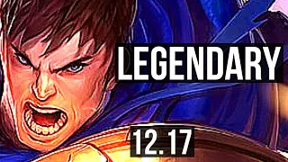 GAREN vs URGOT (TOP) | 6 solo kills, Legendary, 600+ games | EUW Master | 12.17