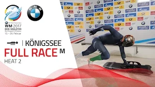 Full Race Men's Skeleton Heat 2 | Königssee | BMW IBSF World Championships 2017