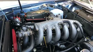 1972 BMW 3.0 csi start-up and engine sounds