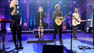 Sia Drunk In Love ft Ed Sheeran, Grouplove [Live SoundClash]