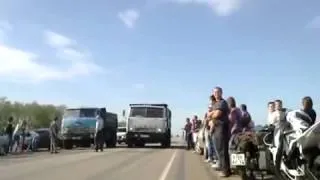 Гонки на ЛЕГЕНДАРНЫХ грузовиках Маз против Камаза