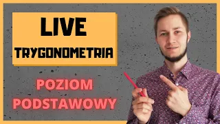 TRYGONOMETRIA zadania maturalne MATURA PODSTAWOWA funkcje trygonometryczne MATEMATYKA POZIOM PODSTAW