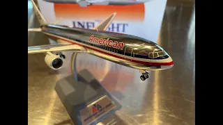 American Airlines 767-300ER Polished livery -  InFlight 200 Unboxing and Review