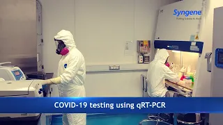 COVID-19 testing using qRT-PCR at Syngene