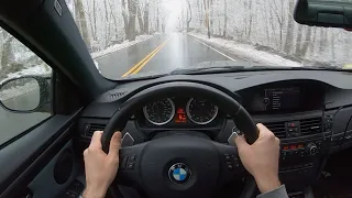 2010 BMW E92 M3 Winter Update - POV Test Drive by Tedward (Binaural Audio)