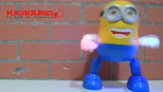 Minion Interactivo con luz led y música baila solo para Argentina