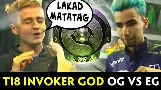 TI8 INVOKER SHOW — Lakad Matatag trashtalk OG vs EG