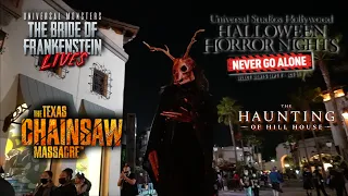 Getting Scared At Halloween Horror Nights | Vlog 132