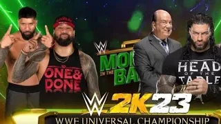 WWE 2K22_ Roman Reings vs the Usos two on one Handicap match